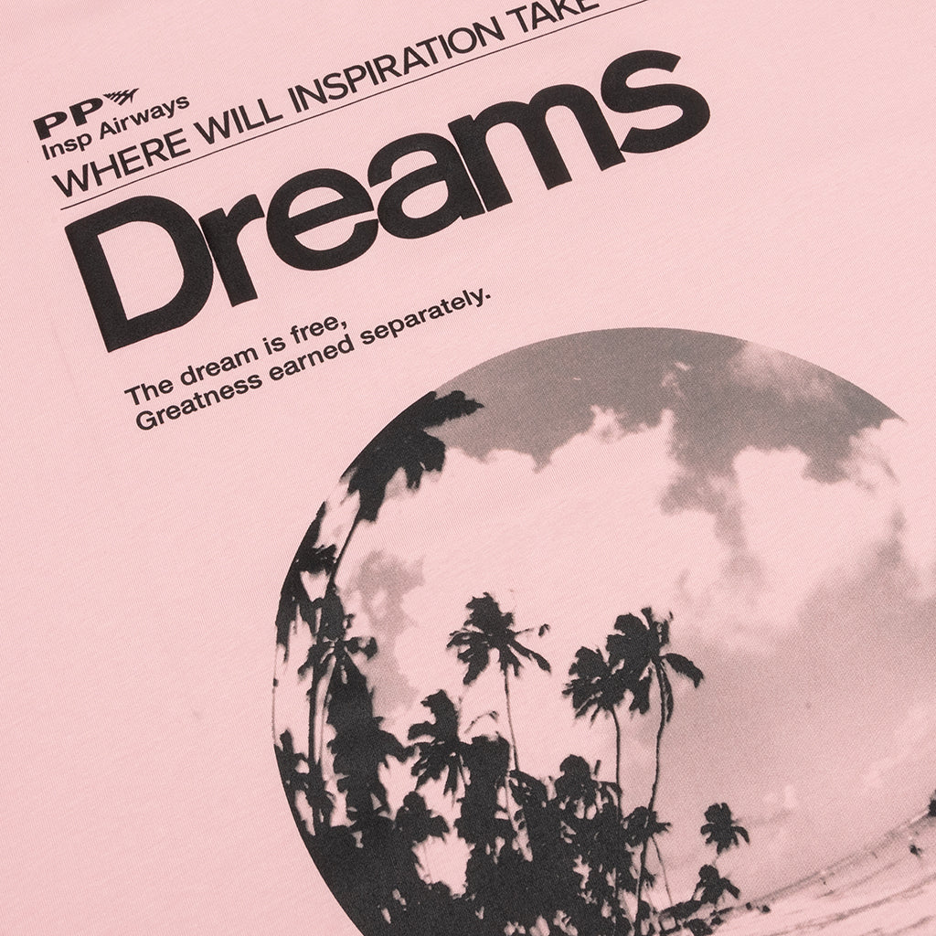 International Dreams Tee - Washed Pink