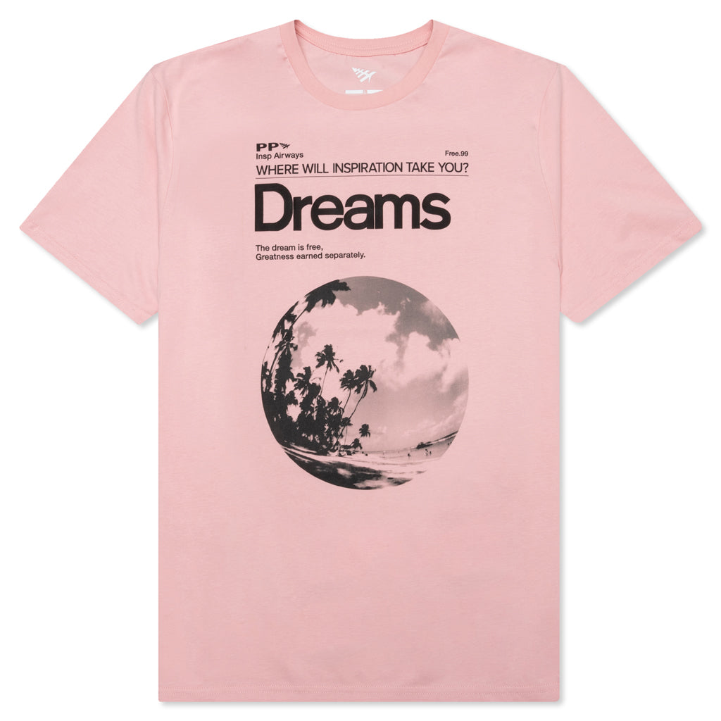 International Dreams Tee - Washed Pink
