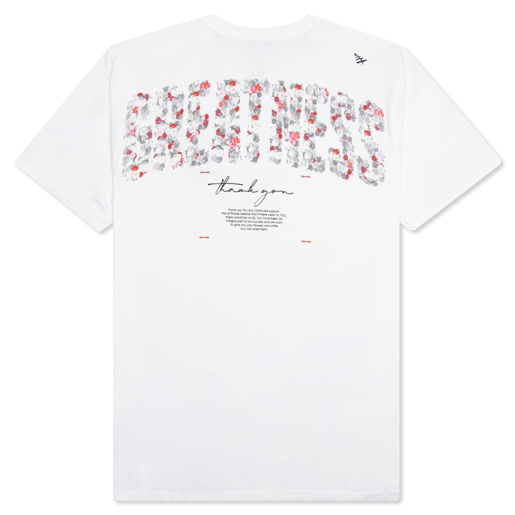 Rose From Greatness Tee - White