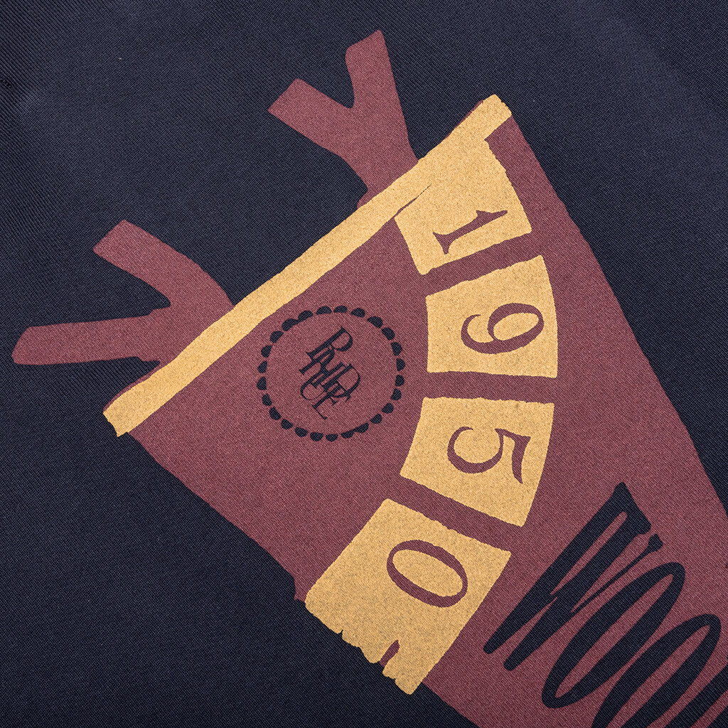 Pennant Flag Crewneck - Vintage Black