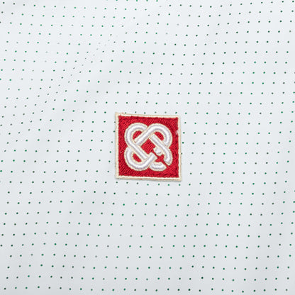 Perforated Layered Track Jacket - White/Green
