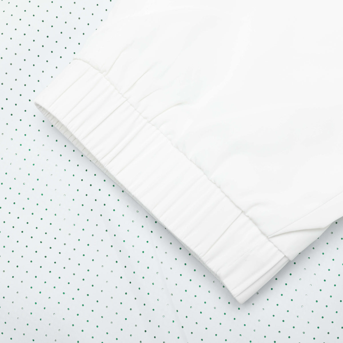 Perforated Layered Track Jacket - White/Green