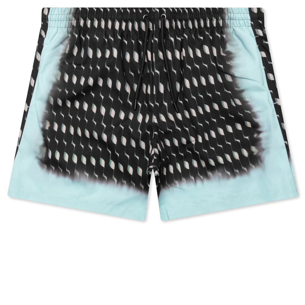 Printed Swim Shorts - Brown