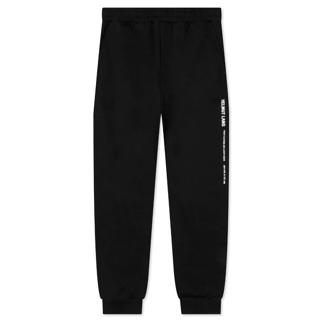 Photo Logo Jogger - Black