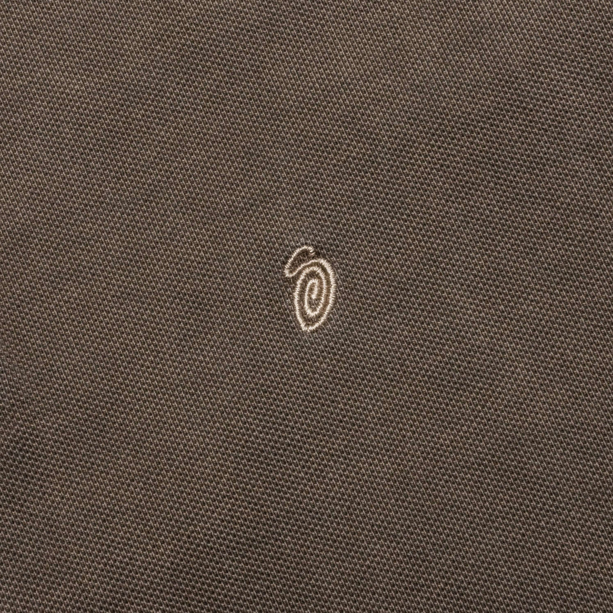 Pigment Dyed Pique Polo - Taupe