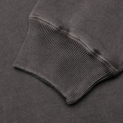 Pigment Dyed Sweat Shirt L/S - Black