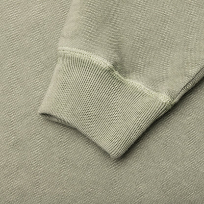 Pigment Dyed Sweat Shirt L/S - Olive