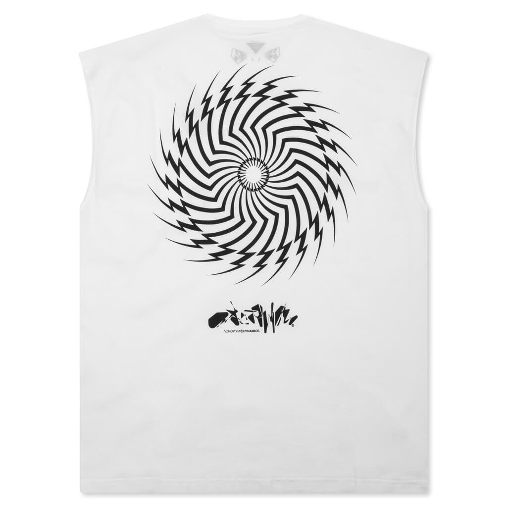 Pima Cotton Sleeveless Tee - White