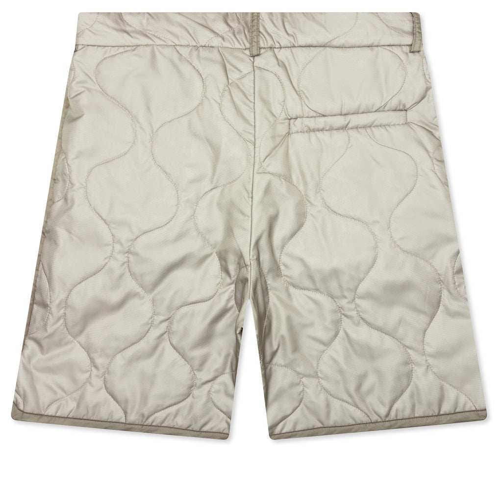 Pleaded Padded Shorts - Sand