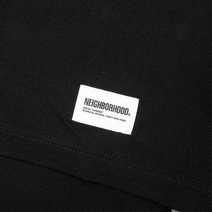 Pique Line S/S Polo Shirt - Black