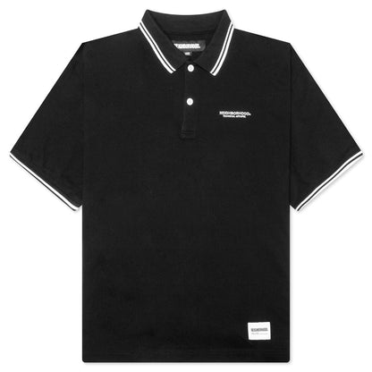 Pique Line S/S Polo Shirt - Black