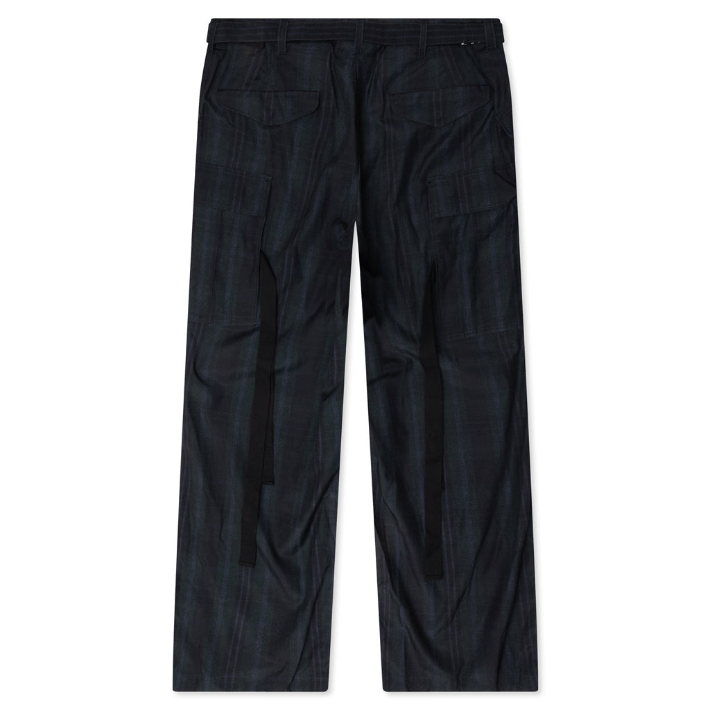 Plaid Pants - Black