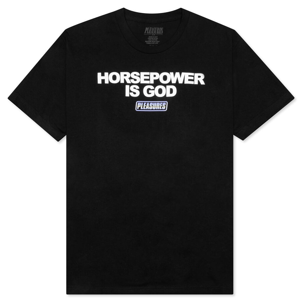 Horsepower T-Shirt - Black