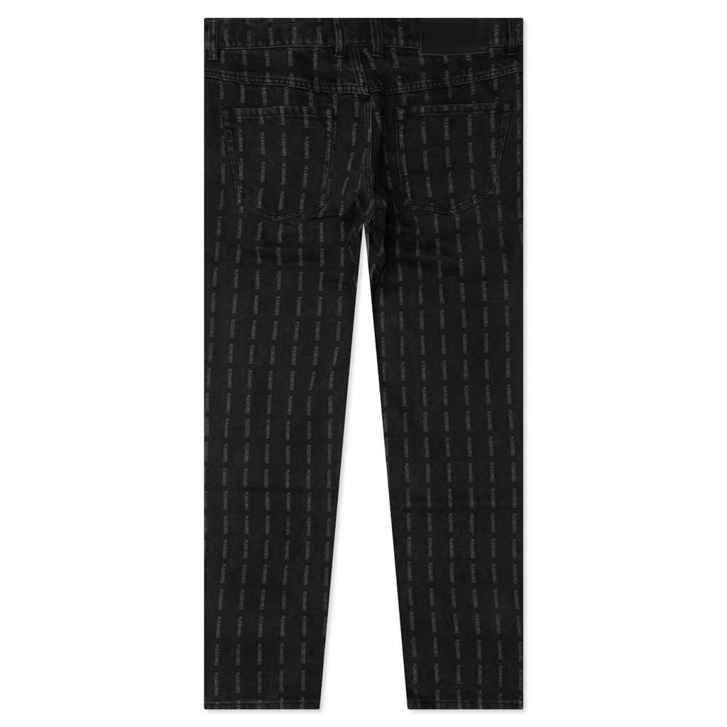 Impact Striped Denim - Black