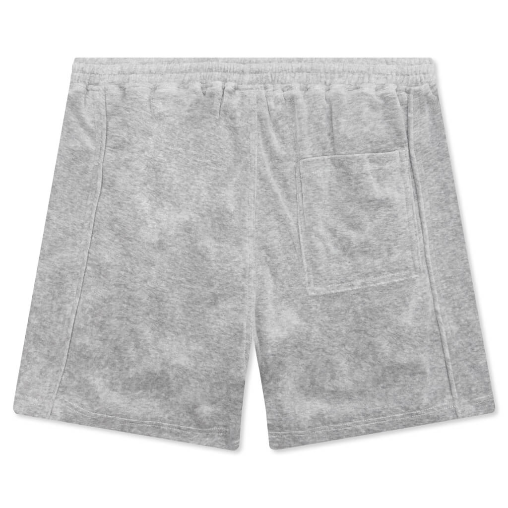 Party Animal Velour Shorts - Grey
