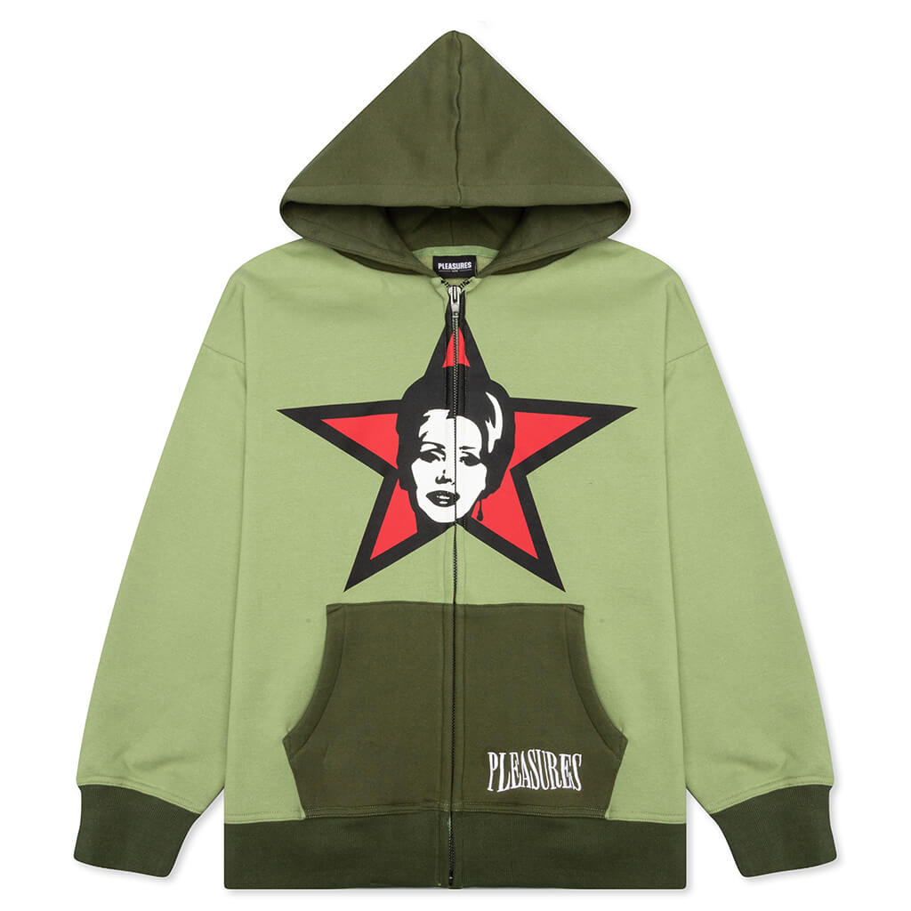 Party Animal Zip Hoodie - Green