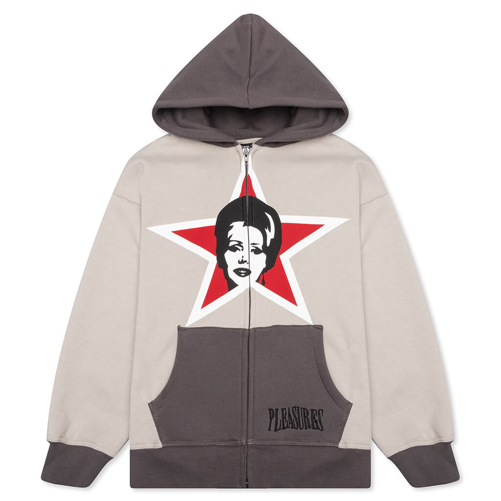 Party Animal Zip Hoodie - Grey