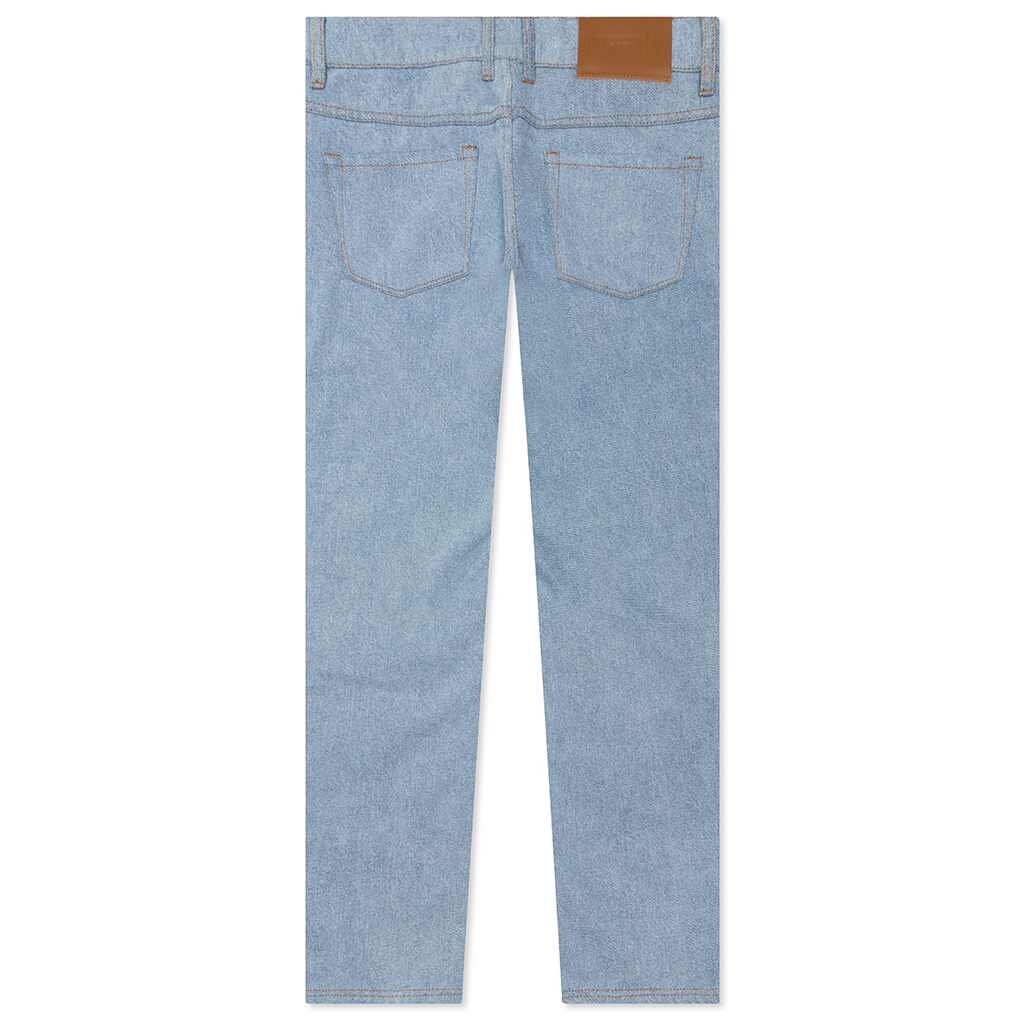 Prelude Printed Denim Pant - Blue