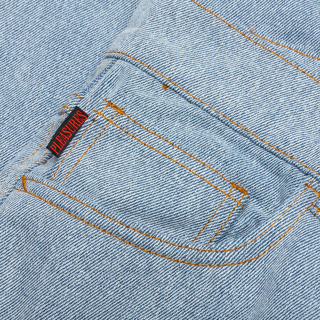 Prelude Printed Denim Pant - Blue