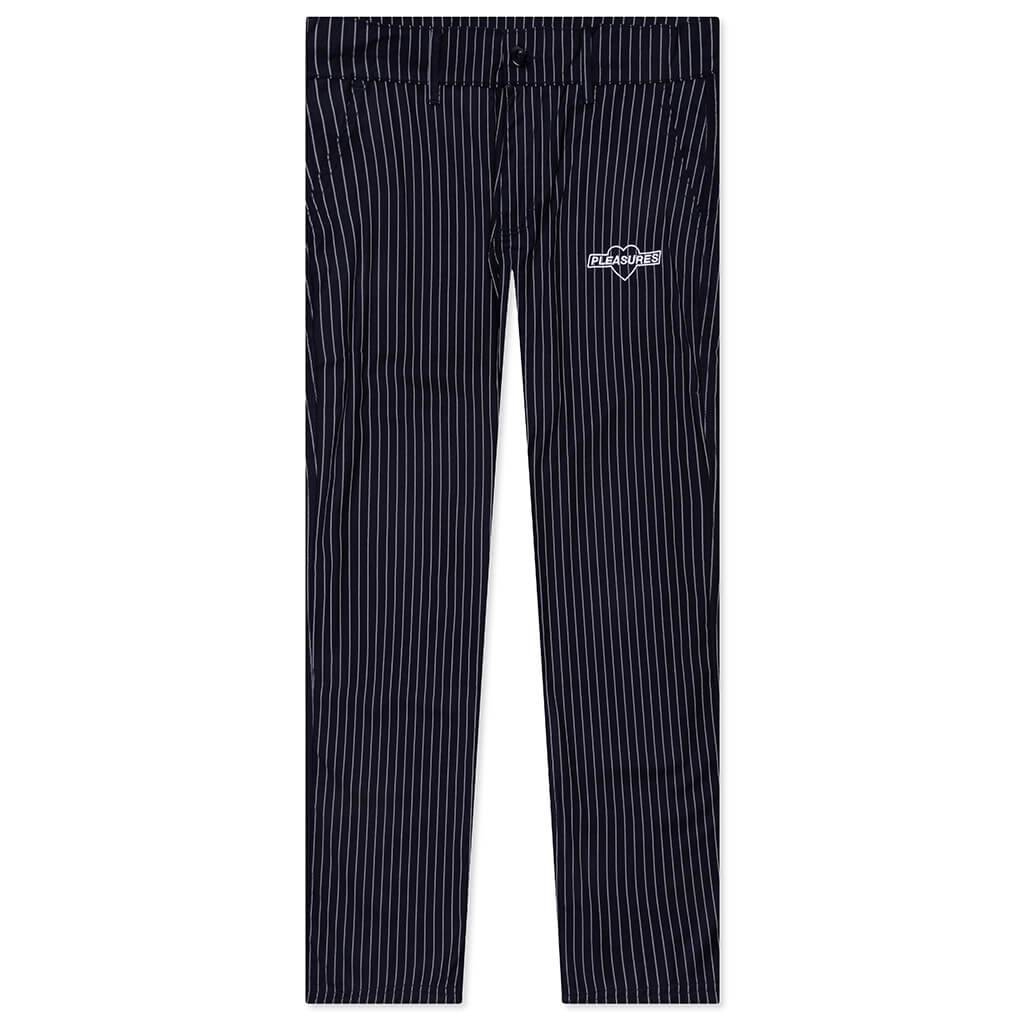 Promise Pinstripe Pant - Navy