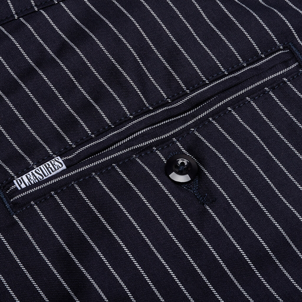 Promise Pinstripe Pant - Navy