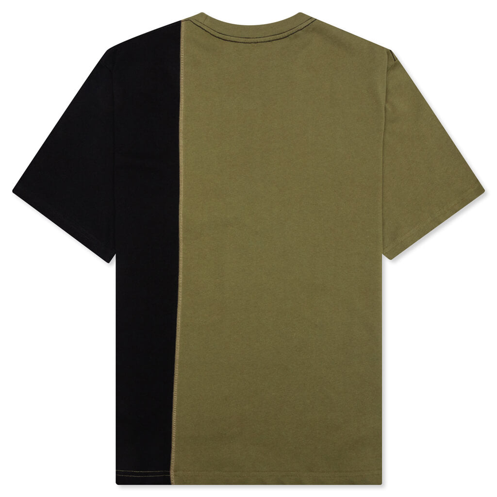 Reality Split Shirt - Black