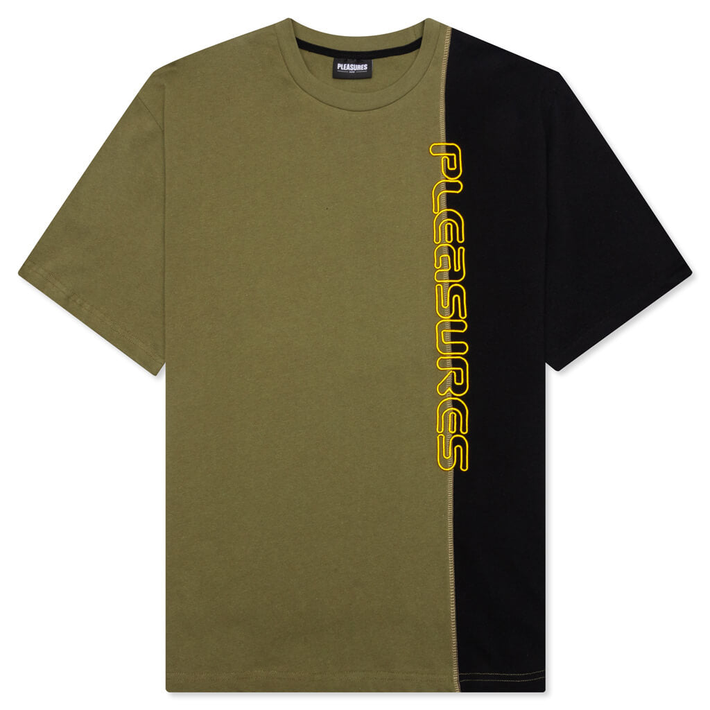 Reality Split Shirt - Black