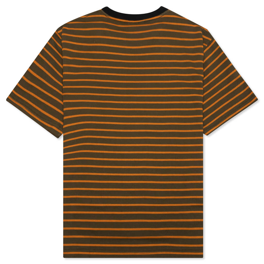 Sports Striped Shirt - Orange