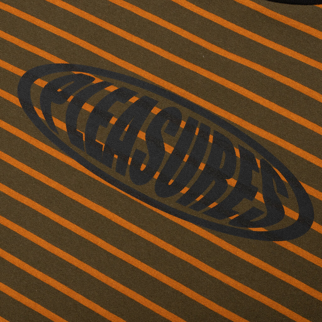 Sports Striped Shirt - Orange