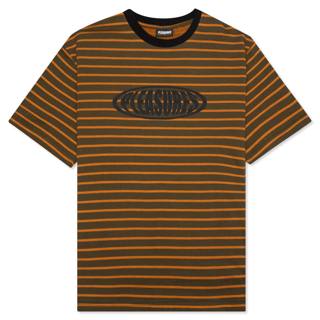 Sports Striped Shirt - Orange
