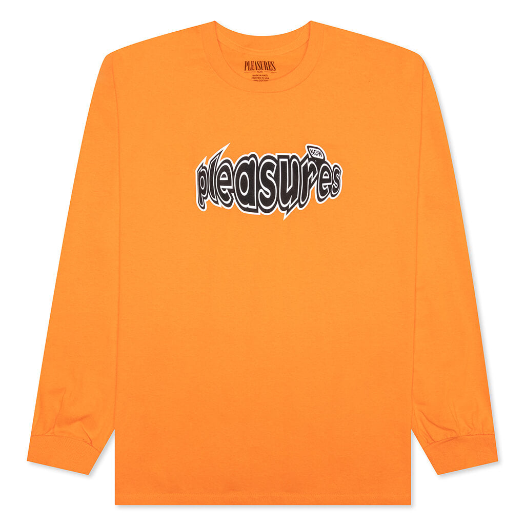 Strain Logo L/S T-Shirt - Orange