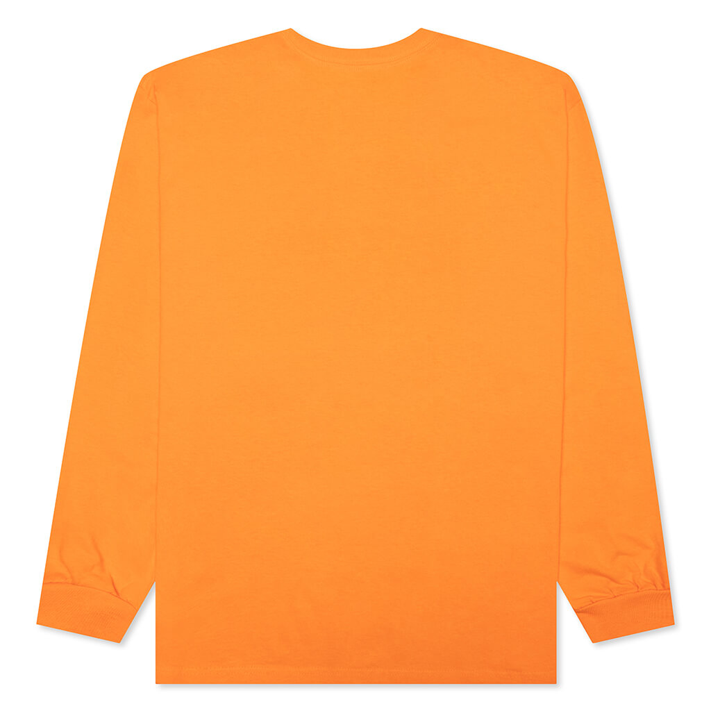 Strain Logo L/S T-Shirt - Orange