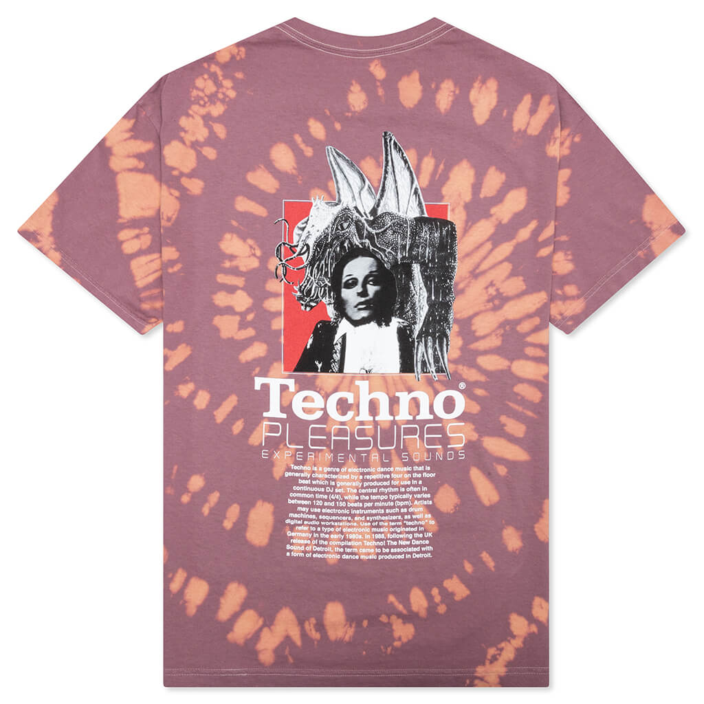Techno T-Shirt - Orange Dye