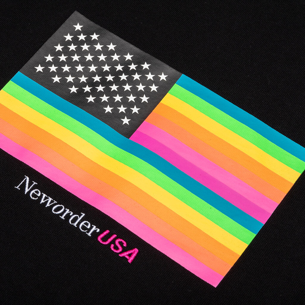 PLEASURES x New Order Concert Heavyweight Shirt - Black