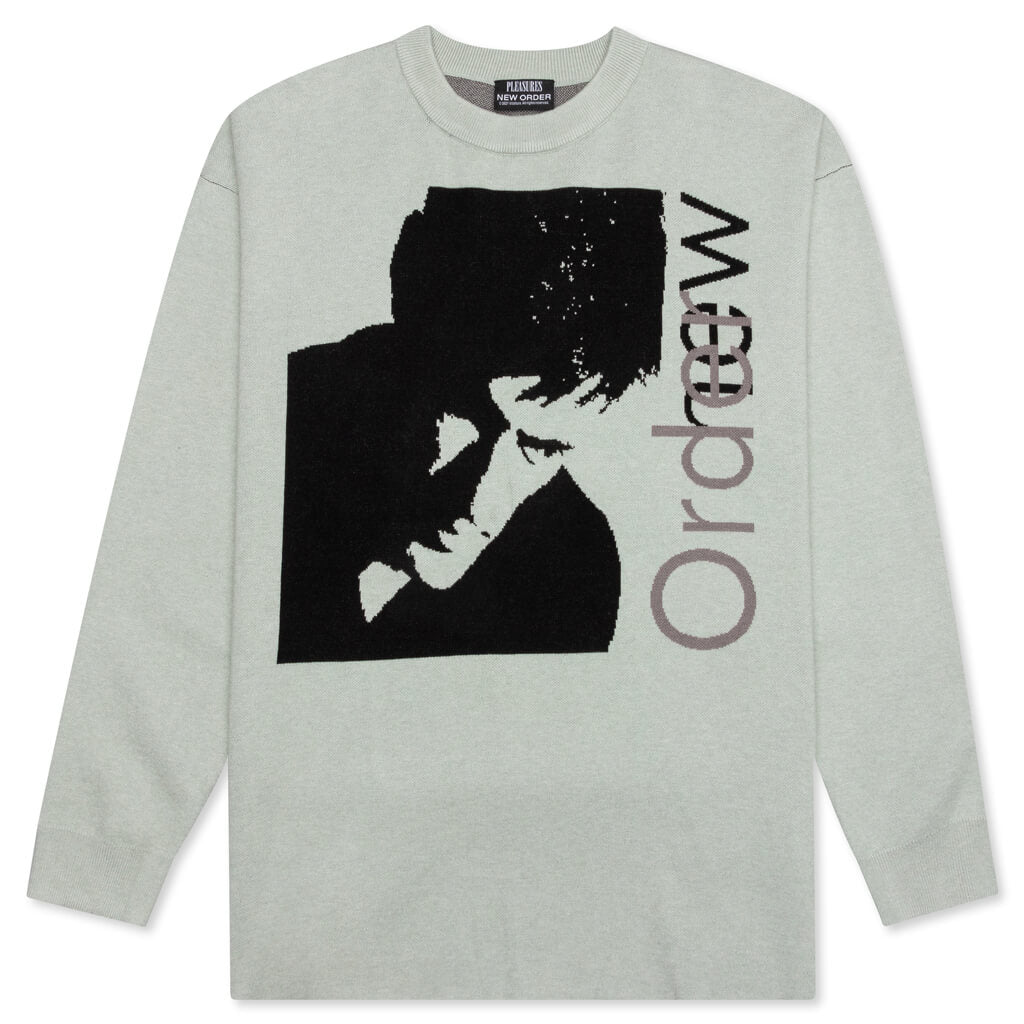 PLEASURES x New Order Lowlife Jacquard Sweater - Grey