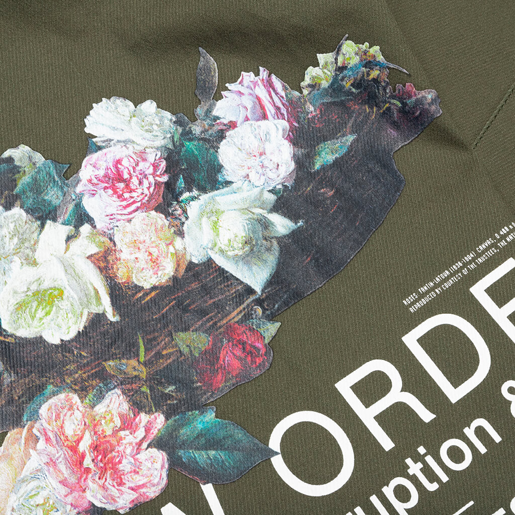 PLEASURES x New Order Power Beach Pant - Olive