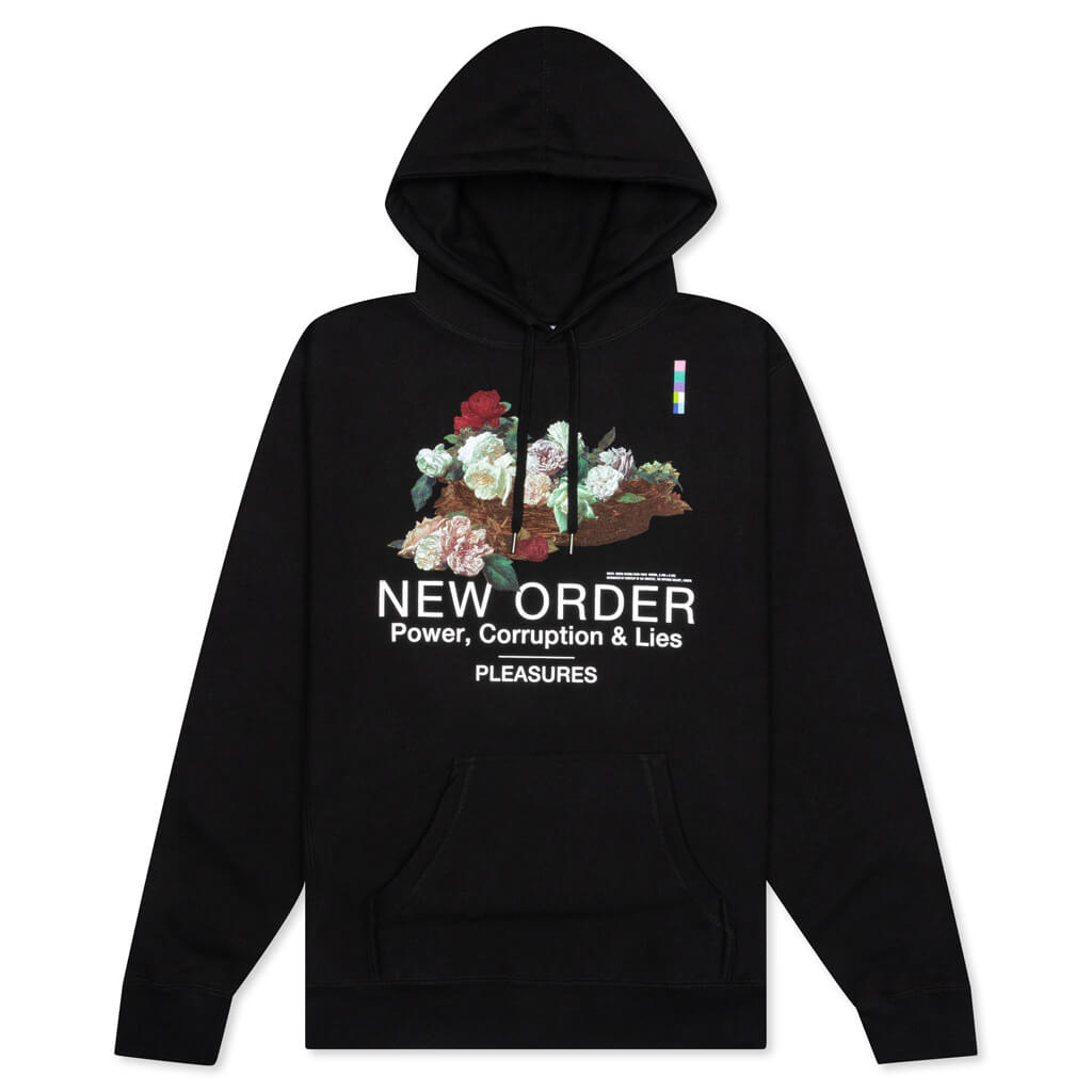 PLEASURES x New Order Power Premium Hoodie - Black