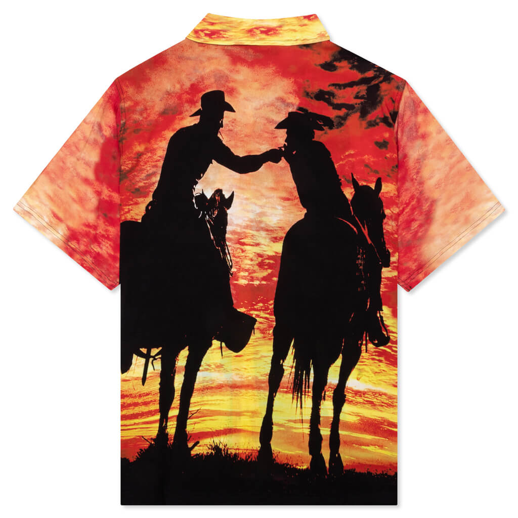 PLEASURES x New Order Regret Button Down - Red