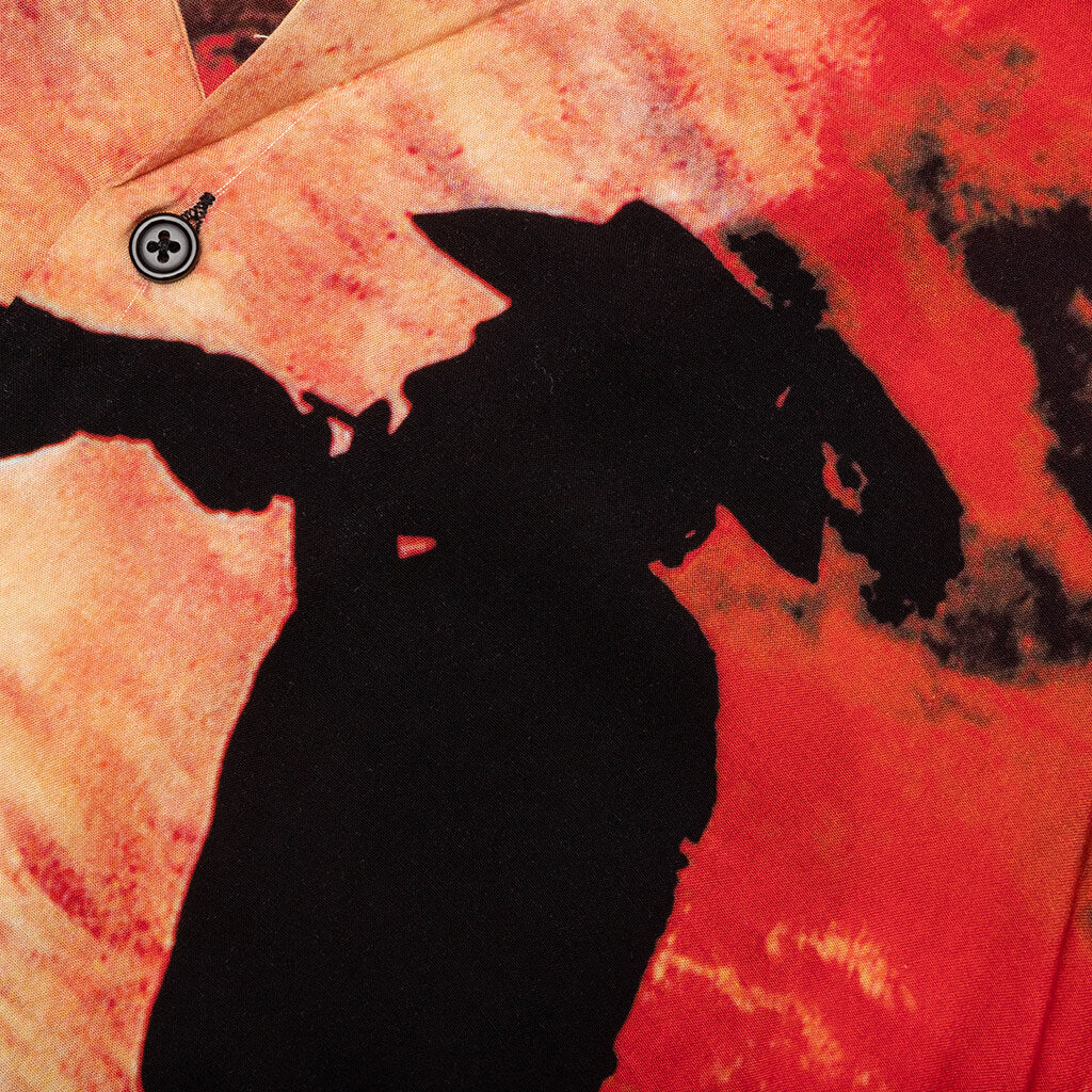 PLEASURES x New Order Regret Button Down - Red