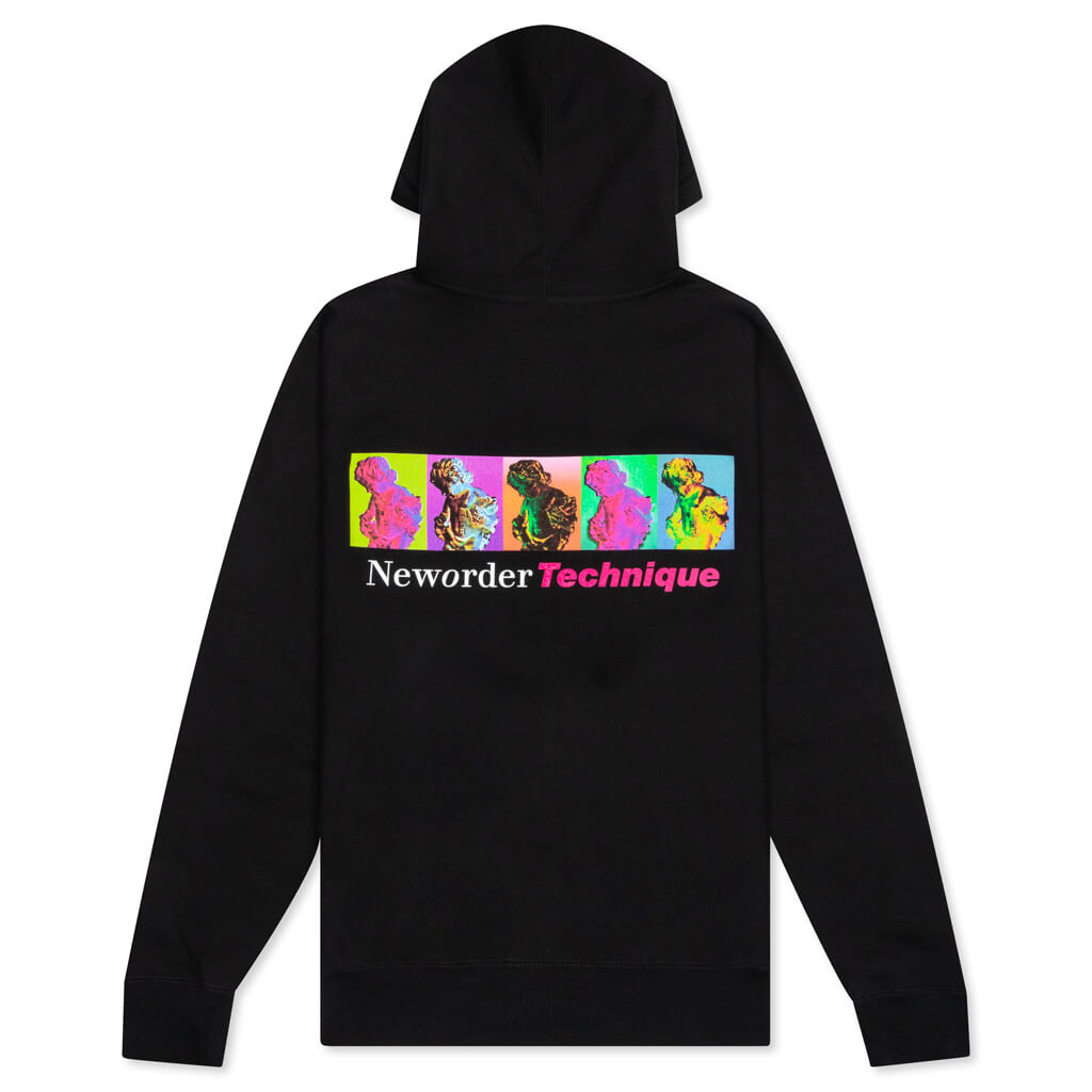 PLEASURES x New Order Technique Premium Hoodie - Black