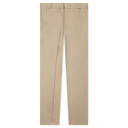 Pleated Extra Large Chino - Beige