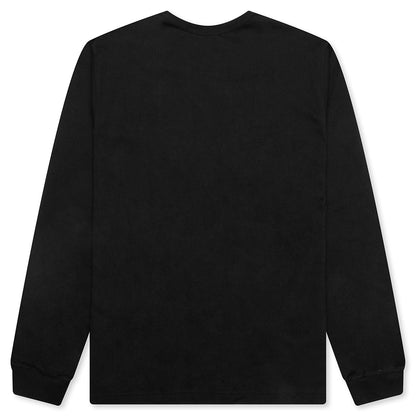 Pocket Logo L/S T-Shirt - Black