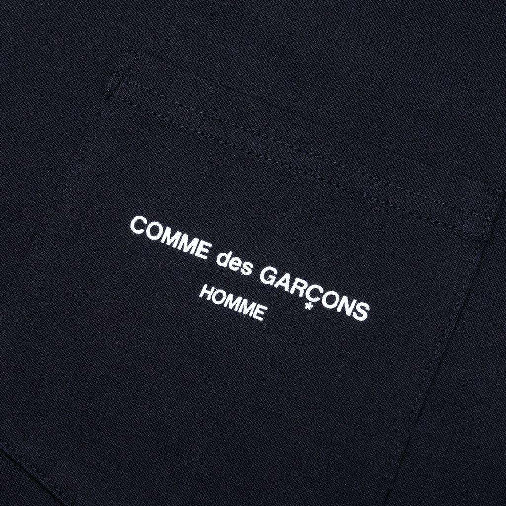 Pocket Logo L/S T-Shirt - Black