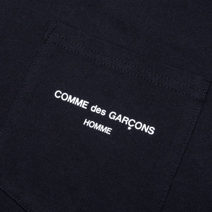 Pocket Logo L/S T-Shirt - Black