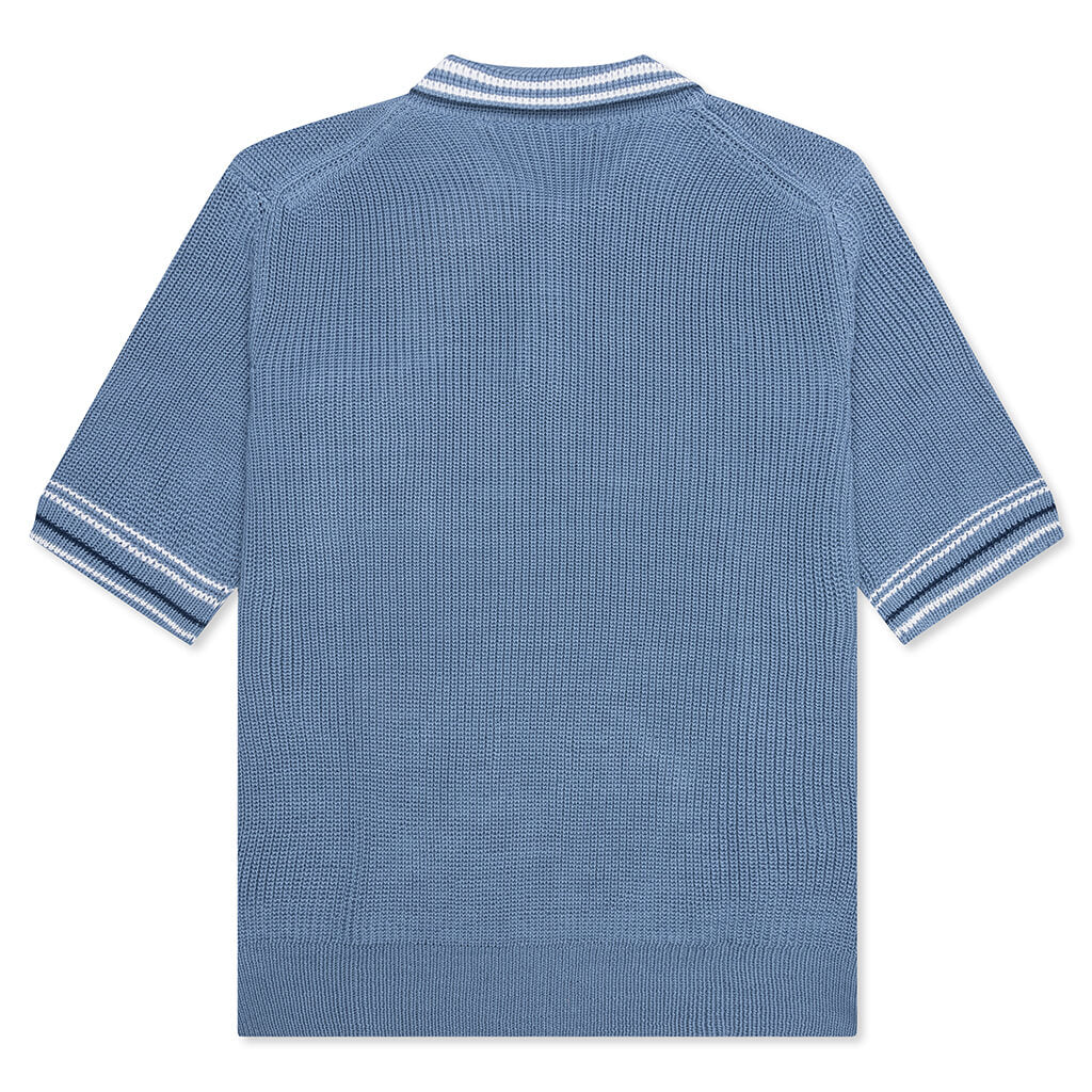 Knitted Polo Neck - Opal