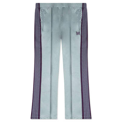 Poly Smooth Boot-Cut Track Pant - Sax