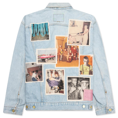 Portrait Denim Jacket - Multi