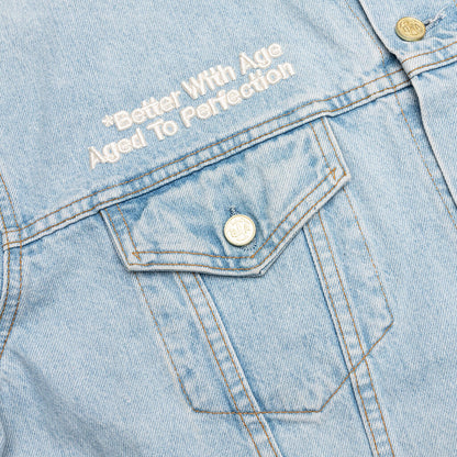 Portrait Denim Jacket - Multi
