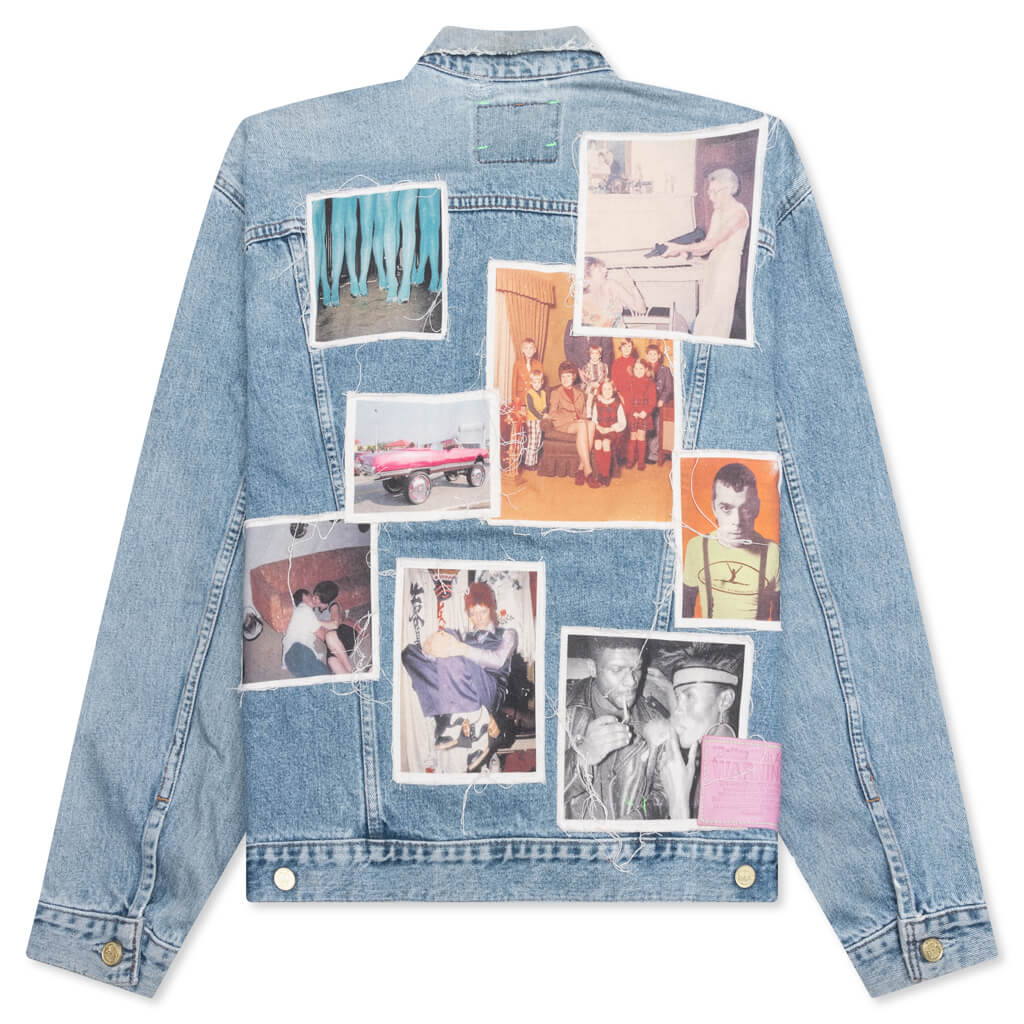 Portrait Denim Jacket - Multi