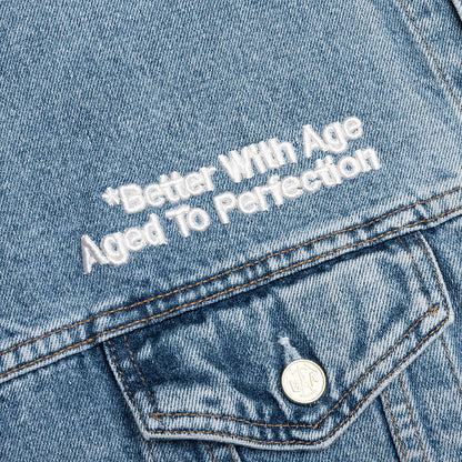 Portrait Denim Jacket - Multi
